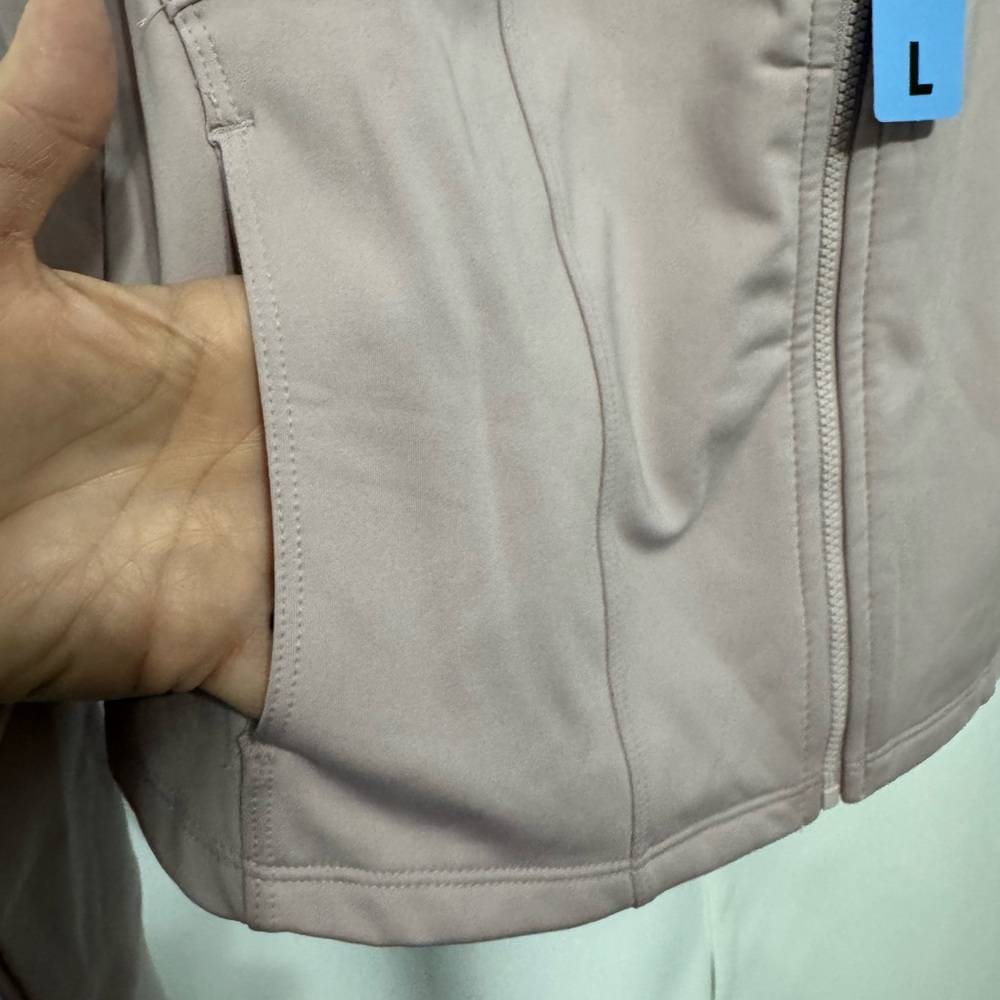 Member’s Mark‎ Women's Lavender Zip Up Jacket Size: Large - Picture 5 of 7